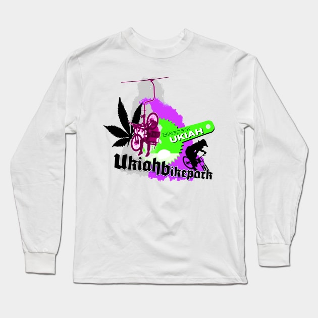 UKIAH BIKEPARK Long Sleeve T-Shirt by J3SS3F4RR3LL